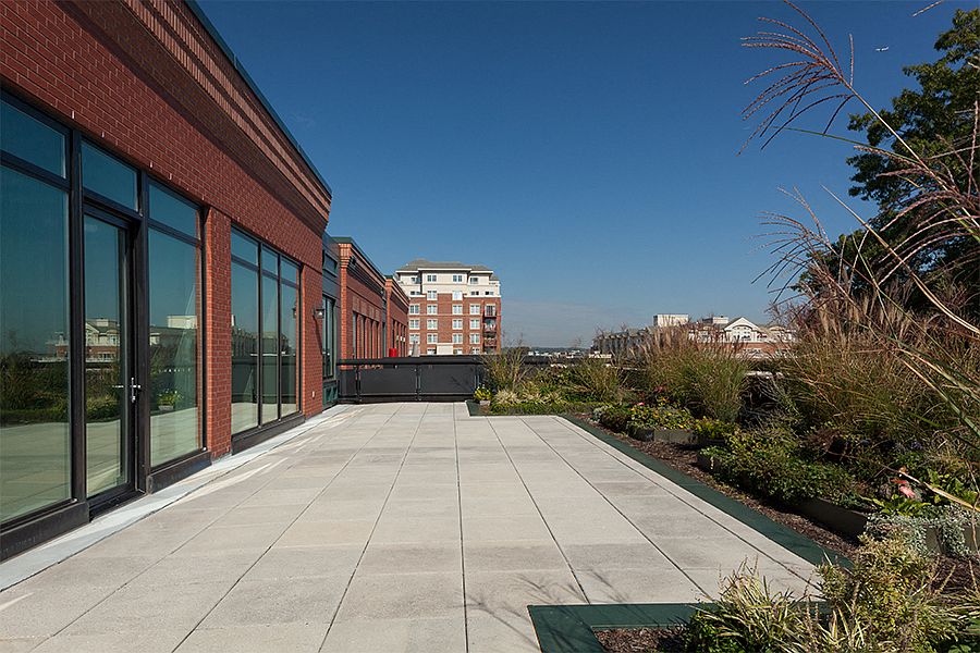 Large landscaped terraces with city views available