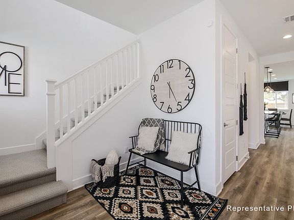 The Enclave Red Poppy Foyer