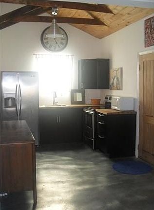 Kitchen / cedar ceilings