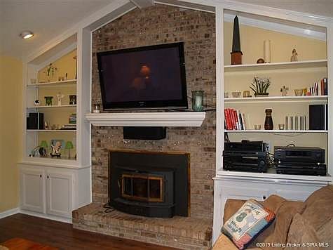 Fireplace & Built-ins in Family Room