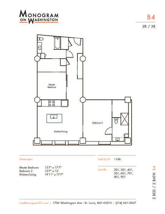 Floor plan B4