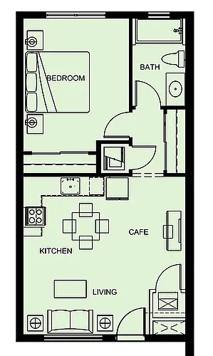 Floor plan Model A- WF2