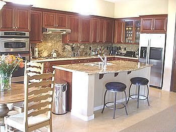 Granite & Cherry Kitchen
