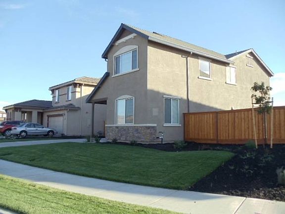 Side view of the house