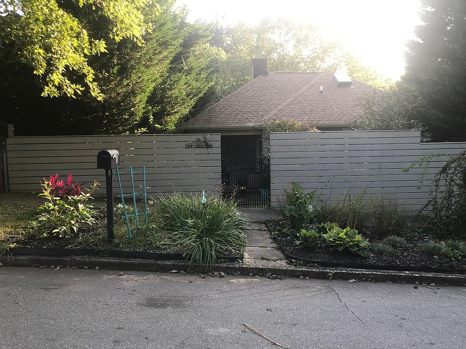 Street view, with private gated entrance.