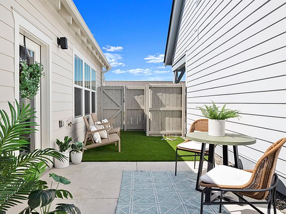 Cottage Backyard
