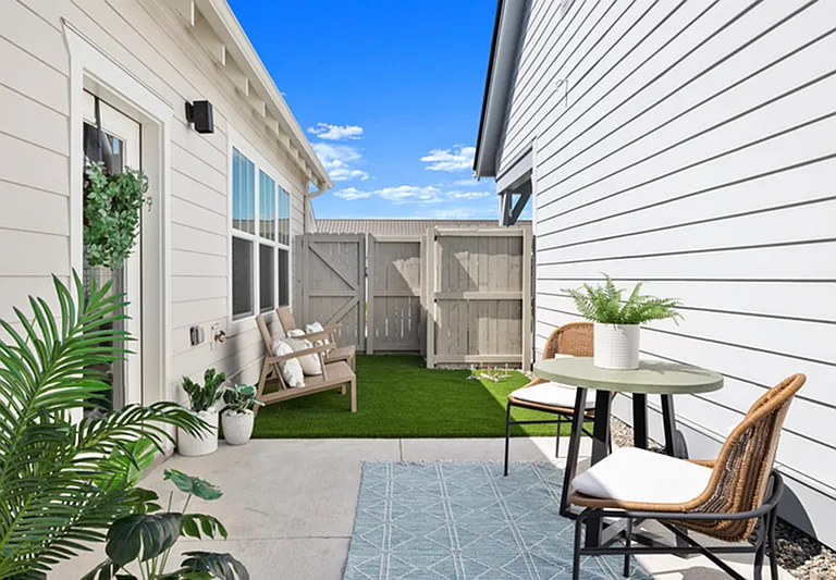 Cottage Backyard