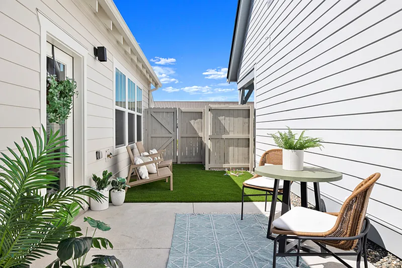Cottage Backyard