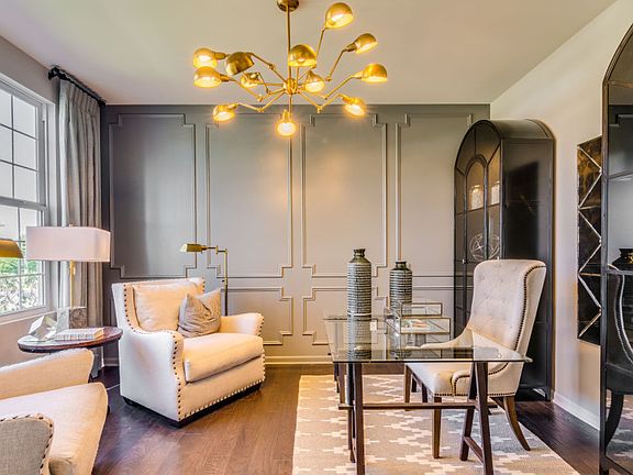 Model Representation - Main Level Flex Space to use as a Home Office or Formal Dining Room
