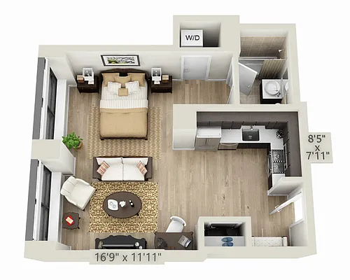Floor plan Studio E1X