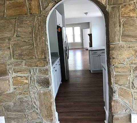 Looking through the house from the sunny back "bonus" room.