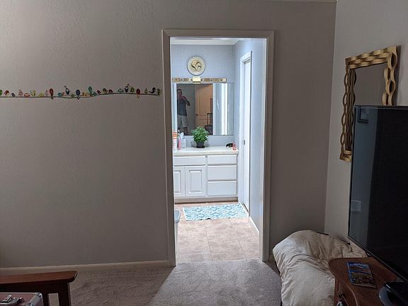 Master bedroom and vanity area