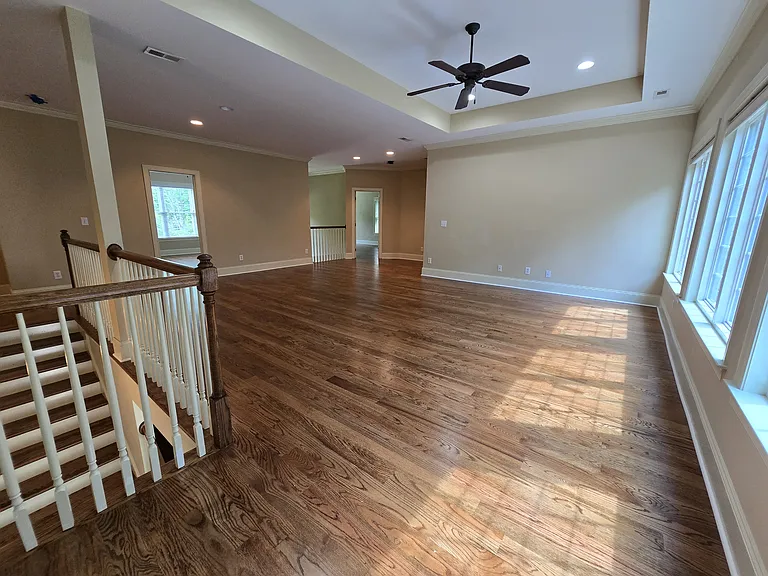 From Upstairs Living Room area