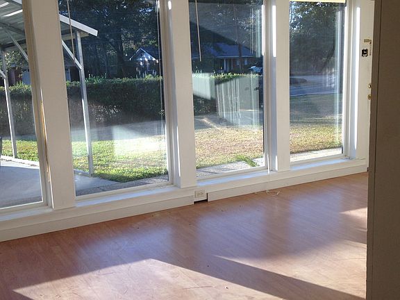 Large windows in living room