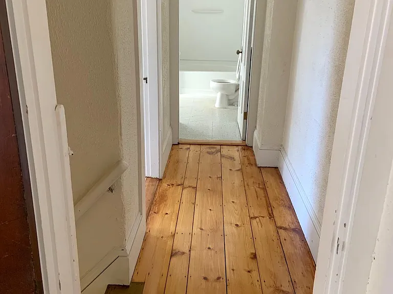 2nd floor hallway to bathroom that has a shower/bath etc.