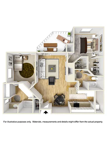Floor plan 2B