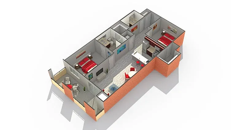 Floor plan Indiana Loft
