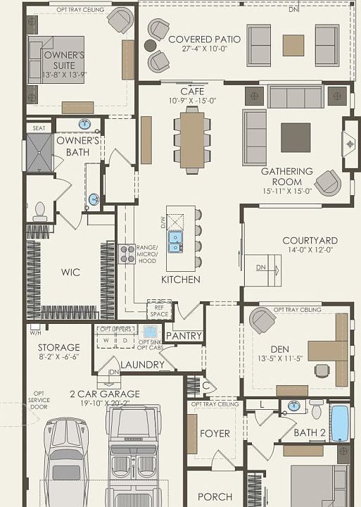 First Floor 2 br 2 ba