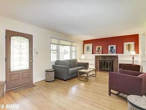 Living room and front door