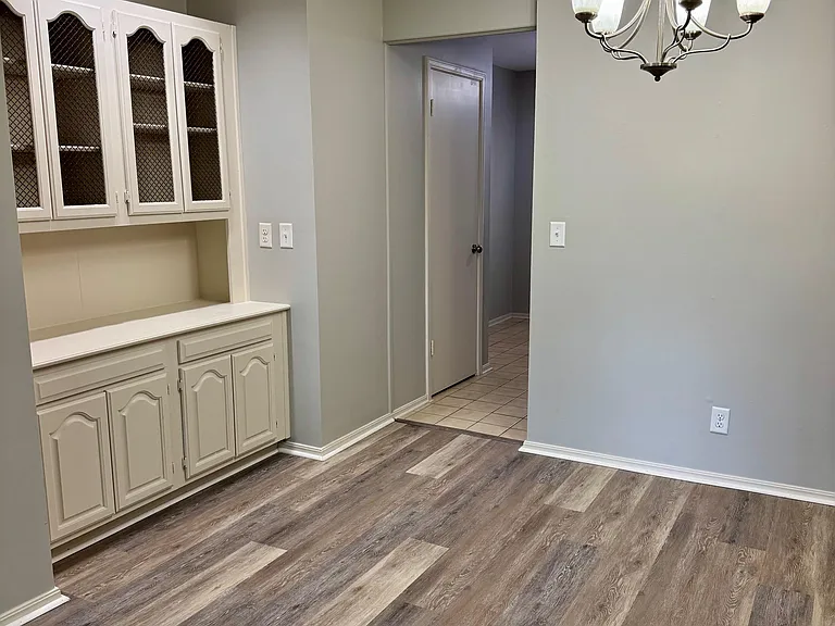 Dining room built-in storage
