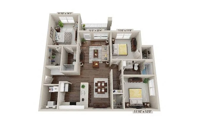 Floor plan C1