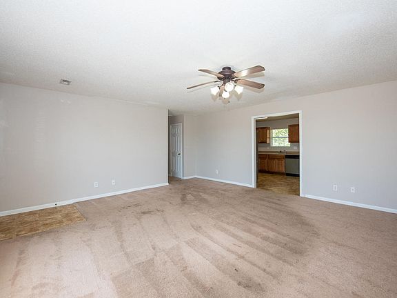 Living Room with Ceiling Fan