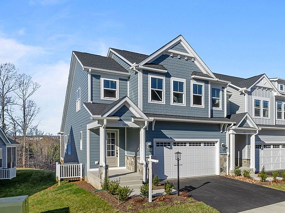 The Bayberry II - Elevation E on a Walkout Basement Foundation