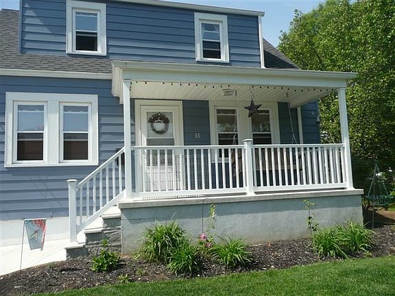 new concrete front porch