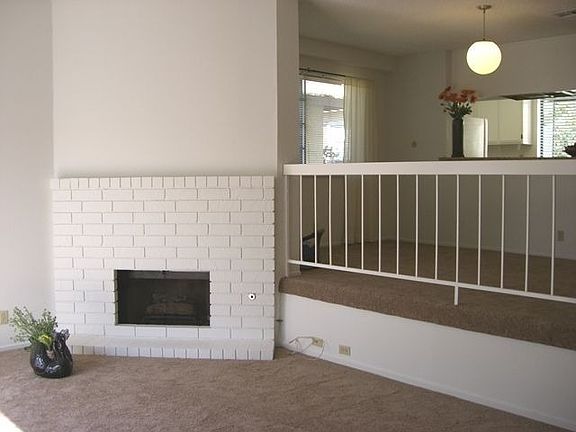 Living Room has fireplace