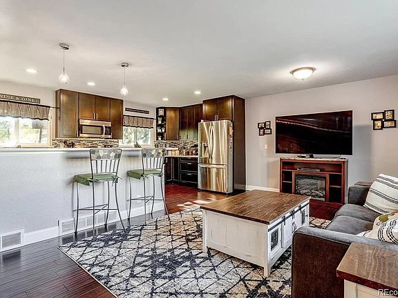 main living room with breakfast bar