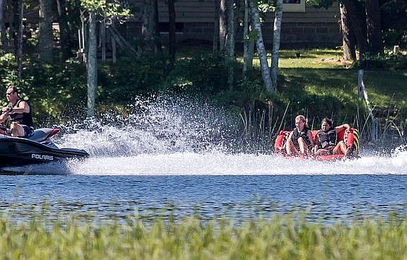 Smooth afternoon tubing