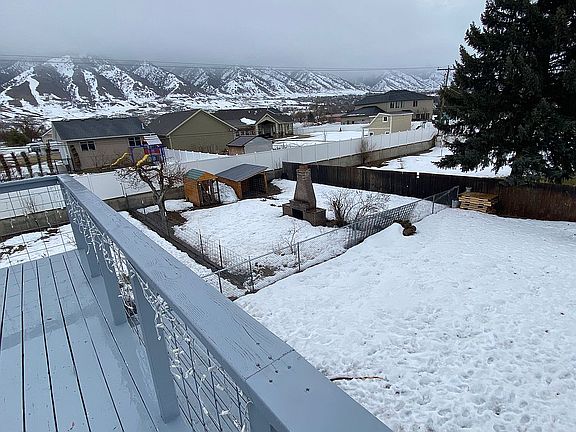 Chicken run with coops