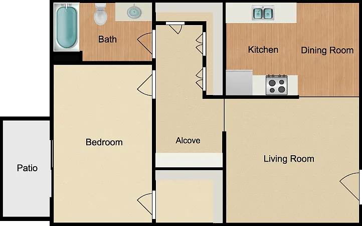 Plan A Floorplan Diagram