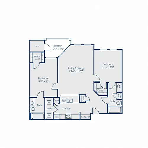 Floor plan The Lexington