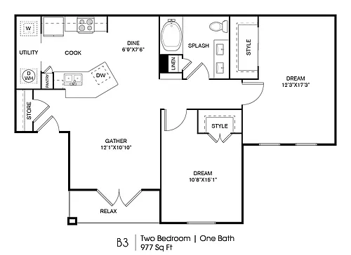 Floor plan MIL-B3