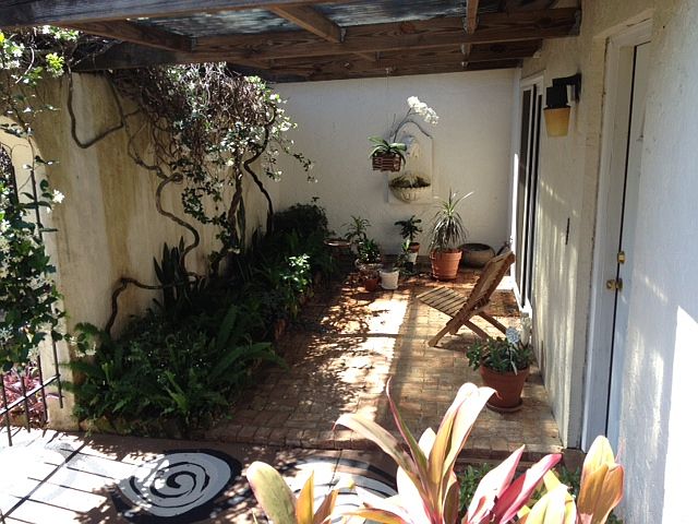 front courtyard