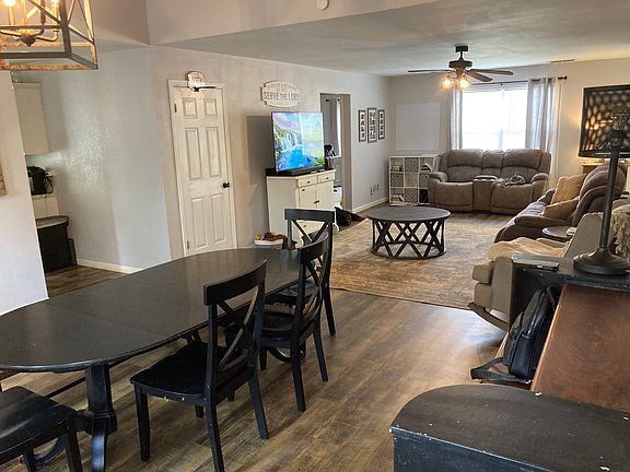 Living and Dining Room. Entrance into kitchen