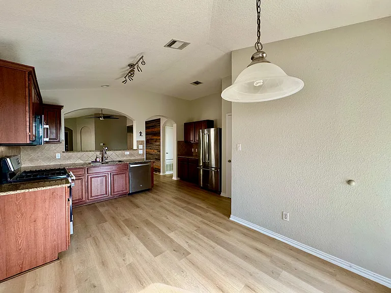 View of Kitchen from dining room