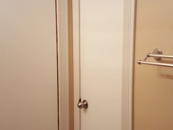 Access to bathroom closet