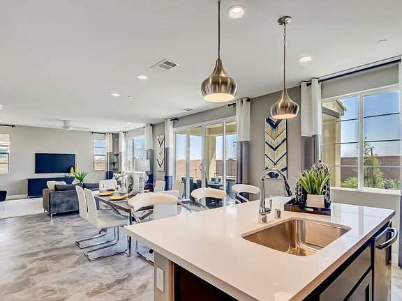 Kitchen overlooking great room