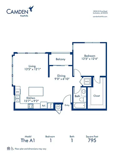 Floor plan The A1
