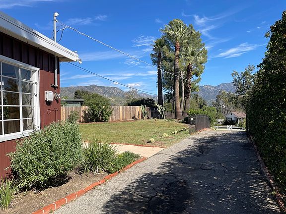 Driveway near entryway walk