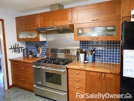 New Cabinets and Storage
						:
						Loads of Room on Both Sides of the Stove - Room to Create!