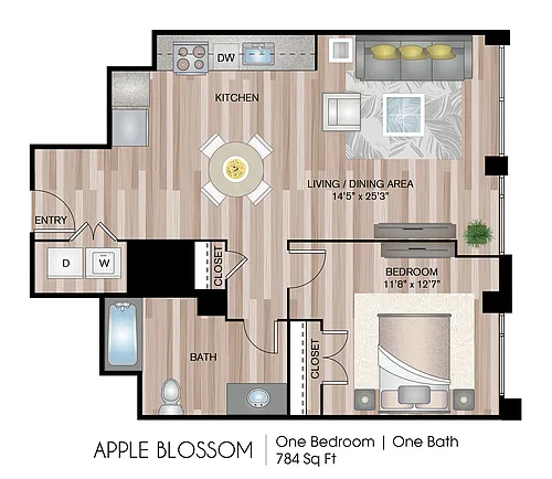 Floor plan Apple Blossom