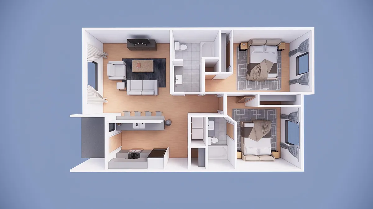 Floor plan Slopeside