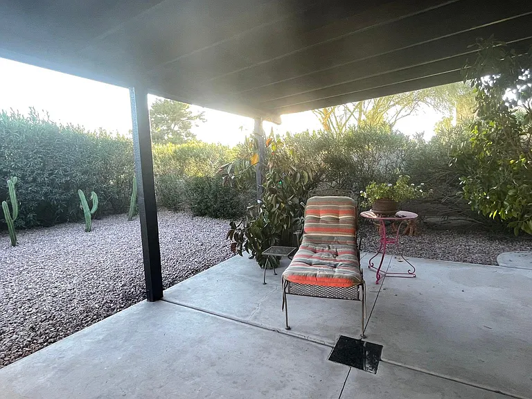 Back Patio.