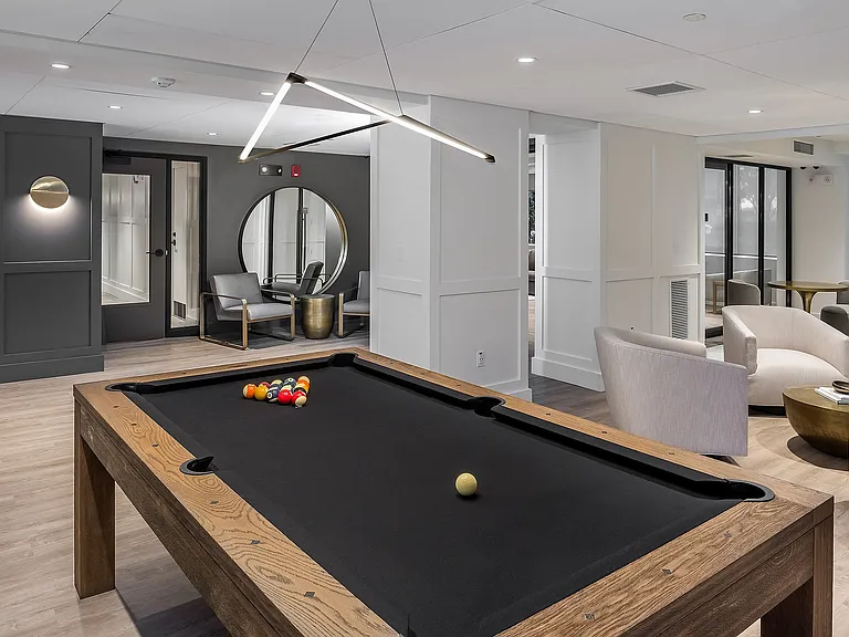 Community Spaces with Billard Tables