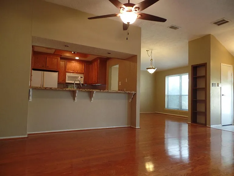 Living room , dinning room and counter bar overlooks the kitchen