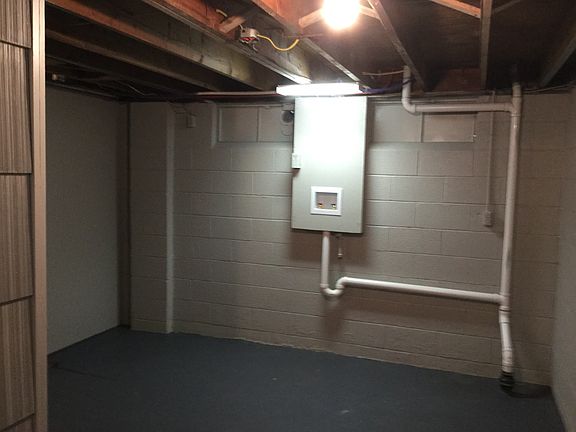 Laundry in basement