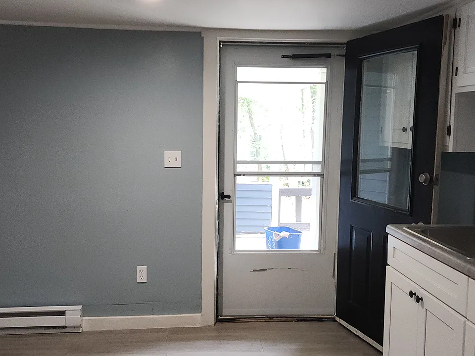 Kitchen & Living room view from Utility Room